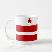 Mug Drapeau de Washington DC (Gauche)