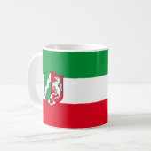 Mug Drapeau de Westphalie de Rhénanie du Nord (Devant gauche)