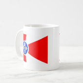 Mug Drapeau de Wichita le Kansas (Devant gauche)