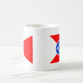 Mug Drapeau de Wichita le Kansas (Centre)