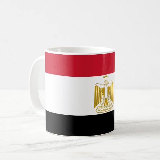 Mug Drapeau d'Egyptian (Devant gauche)