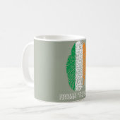 Mug Drapeau d'empreinte digitale de contact (Devant gauche)