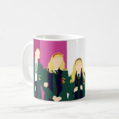 Mug Drapeau Derry Girls Lesbian Pride (Devant gauche)