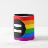 Mug Drapeau des droits gays (Centre)