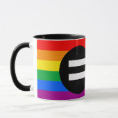 Mug Drapeau des droits gays (Gauche)
