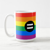 Mug Drapeau des droits gays (Gauche)