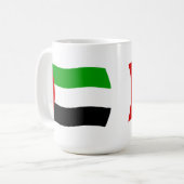 Mug Drapeau des Émirats Arabes Unis (Devant gauche)
