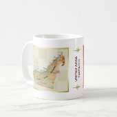 Mug Drapeau des Émirats arabes unis + Musique de carte (Devant gauche)