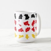 Mug Drapeau des États allemands (Devant droit)