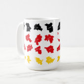 Mug Drapeau des États allemands (Devant gauche)