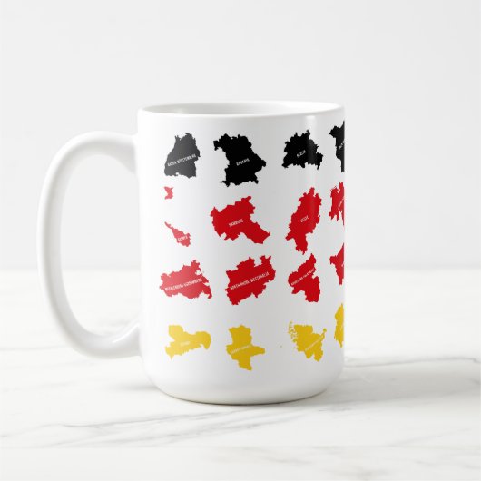 Mug Drapeau des États allemands (Gauche)