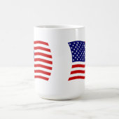 Mug Drapeau des États-Unis d'Amérique (Centre)