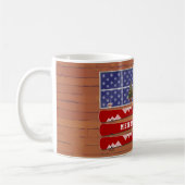 Mug Drapeau des Etats-Unis de Noël (Gauche)