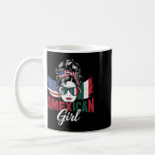 Mug Drapeau des États-Unis moitié mexicain moitié amér (Gauche)