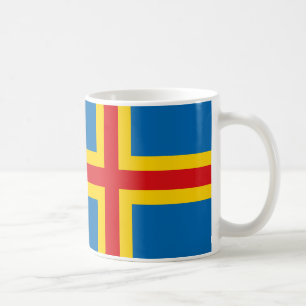 Mug Drapeau des îles Aland Musique en céramique