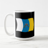 Mug Drapeau des Îles Canaries (Gauche)