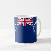 Mug Drapeau des Îles Cook (Devant droit)