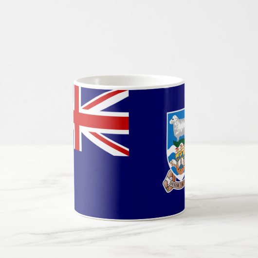 Mug Drapeau des Îles Falkland (les Malvinas) FK (Centre)