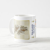 Mug Drapeau des îles Falkland + Musique des cartes (Devant gauche)