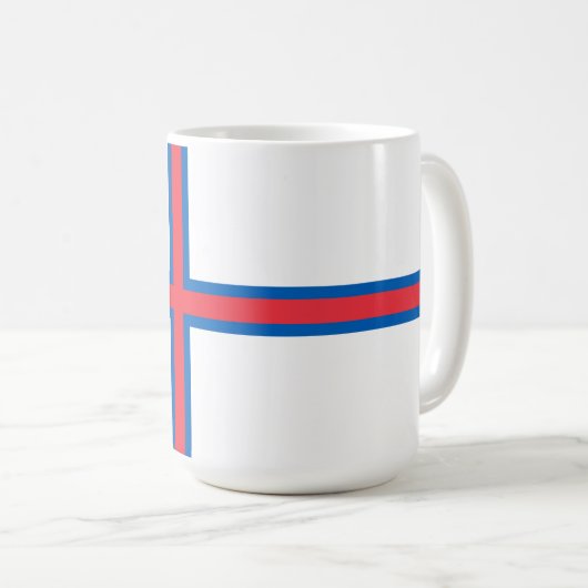 Mug Drapeau des îles Féroé (Devant droit)