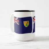 Mug Drapeau des Îles Turques-et-Caïques (Devant gauche)