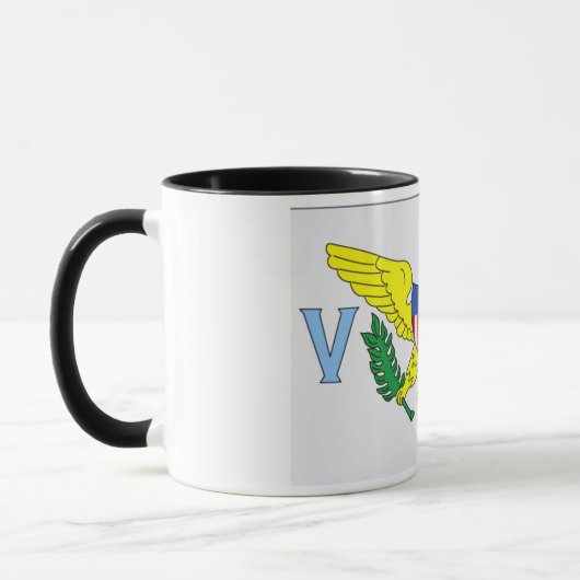 Mug Drapeau des îles Vierges (Gauche)