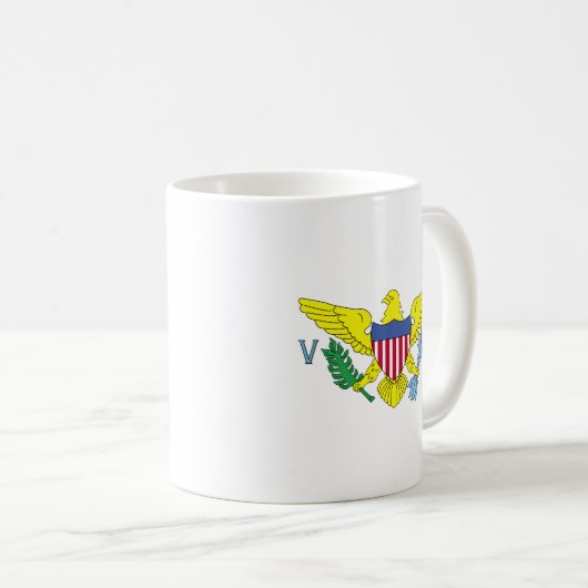 Mug Drapeau des îles Vierges (Devant droit)
