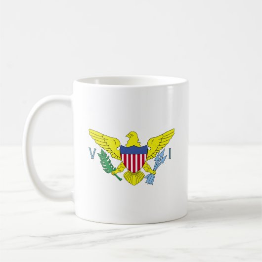 Mug Drapeau des îles Vierges (Gauche)