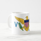 Mug Drapeau des îles Vierges américaines (Devant gauche)