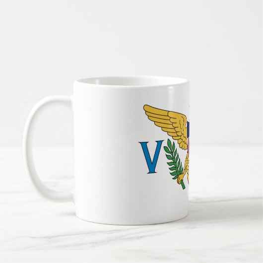 Mug Drapeau des îles Vierges américaines (Gauche)