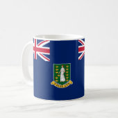 Mug Drapeau des îles Vierges britanniques Céramique Ca (Devant gauche)