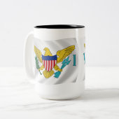 Mug Drapeau des Îles Vierges des États-Unis (Devant gauche)