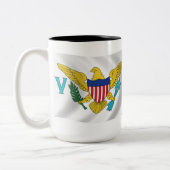 Mug Drapeau des Îles Vierges des États-Unis (Gauche)