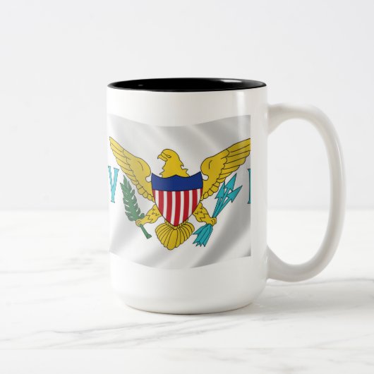 Mug Drapeau des Îles Vierges des États-Unis (Droit)