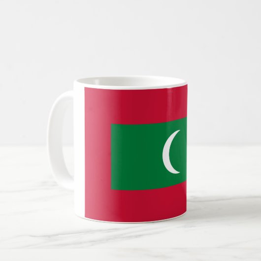 Mug Drapeau des Maldives (Devant gauche)