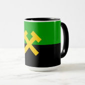 Mug Drapeau des mineurs et des travailleurs des mines (Devant droit)