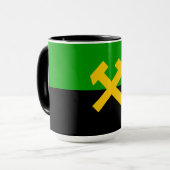 Mug Drapeau des mineurs et des travailleurs des mines (Devant gauche)