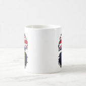 Mug Drapeau des racines d'arbre de la Barbade (Centre)