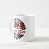Mug Drapeau des racines d'arbre du Canada bélizien can (Devant gauche)