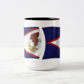 Mug Drapeau des Samoa américaines (Centre)