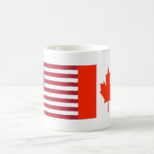 Mug Drapeau des USA Canada (Centre)