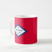 Mug Drapeau d'État Arkansas (Devant gauche)