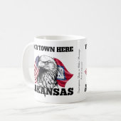 Mug Drapeau d'État ⭐ Arkansas Conception personnalisée (Devant gauche)