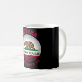 MUG DRAPEAU D'ÉTAT DE CALIFORNIE EUREKA (Devant droit)