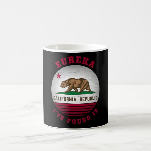 MUG DRAPEAU D'ÉTAT DE CALIFORNIE EUREKA (Centre)