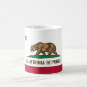 Mug Drapeau d'état de la Californie (Centre)