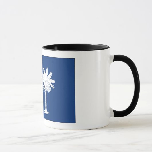 Mug Drapeau d'état de la Caroline du Sud (Droite)