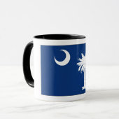 Mug Drapeau d'état de la Caroline du Sud (Devant gauche)