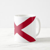 Mug Drapeau d'État de l'Alabama (Devant droit)