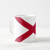 Mug Drapeau d'État de l'Alabama (Devant gauche)